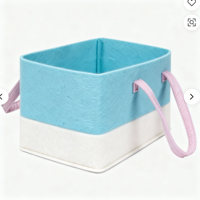 Sac de rangement en feutre de laine fait main, organisateur de jouets et de couvertures pour la maison, bac de rangement, décoration de chambre d'enfant