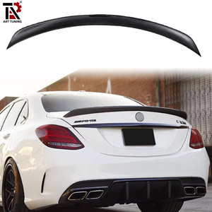Kit de Carrocería de Fibra de Carbono para <span class=keywords><strong>Mercedes</strong></span> Clase <span class=keywords><strong>C</strong></span> W205 Pre <span class=keywords><strong>Sport</strong></span> <span class=keywords><strong>Edition</strong></span>, Alerón Delantero, Faldones Laterales, Alerón Trasero, Cubiertas de Espejos, 2015-2018 - Product Image 6