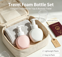Bouteilles de savon mousse vides personnalisées de 300 ml en plastique avec logo imprimé pour lotion de bain, shampoing