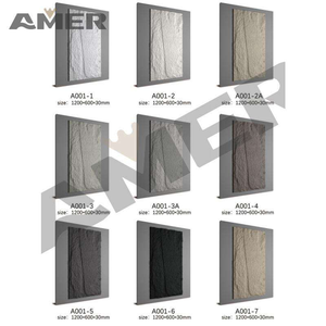 <span class=keywords><strong>AMER</strong></span> OEM Factory Wholesale Customized PU Artificial Stone Concrete Effect Panels Wall Cladding Panels Supplier - Product Image 4