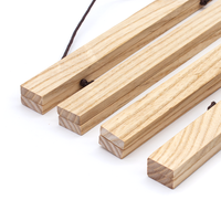 Colgador Magnético para Fotos de Madera de Fresno Maciza de Tamaño Pequeño, Marco de Madera de 8, 12, 16, 20, 24 Pulgadas para Exhibición de Fotos en Escritorio, Estante, Repisa o Mesa