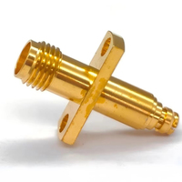 Adaptateur coaxial RF haute fréquence S MA/SMP-KFKC, connecteur coaxial à ondes millimétriques, connecteur coaxial en acier inoxydable 50 Ohm