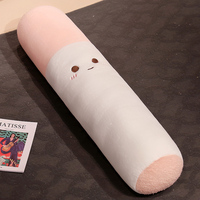 Coussin de sommeil cylindrique créatif en forme de cigarette, coussin de cigarette en peluche, coussin de cigarette simulé