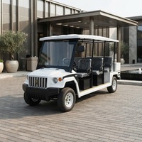 Voiture de patrouille électrique de haute qualité à 8 places pour la sécurité des sites touristiques