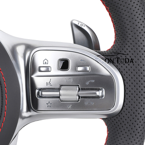 Volante de Fibra de Carbono Personalizado con Marca de Calibración Roja para Benz <span class=keywords><strong>E</strong></span> W204 W212 AMG W213 W205 C300 W211 W221 W222 <span class=keywords><strong>GLC</strong></span> C253 E63 X253 - Product Image 4