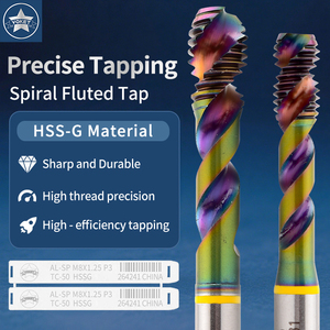 Vobo mesin pemotong logam JIS, alat pemotong ulir CNC presisi tinggi untuk tembaga dan aluminium - Product Image 2