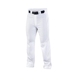 White Pinstripe Baseball Pants with <b>Belt</b> Loops <b>Elastic</b> Hem Custom Team Sportswear Pro Fit Athletic Youth Adult Baseball Bottoms - Product Image 6