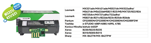 Tương thích Toner <span class=keywords><strong>chip</strong></span> 58d4h00 58d4x00 58d4u00 15K đến 55k cho Lexmark ms821/823/825 MS/mx725/822/826 Máy Photocopy - Product Image 3