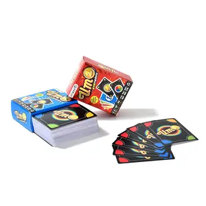 طباعة بطاقات اللعب عالية الجودة من الورق المقوى درج مربع ألعاب مخصصة أوراق اللعب