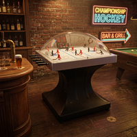 2 игрока, классическая спортивная игровая машина для детей и взрослых, Настольная хоккейная Аркада с электронным бомбардиром