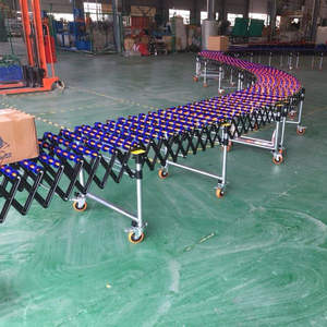 Uitbreidingsvrije Rollenbaan Productielijn Draagbare 90 Graden 180 Graden Draaiende Niet-Aangedreven Rollenbaan - Product Image 5