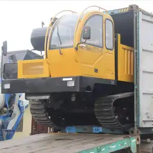 Bauernhöfe und Bauarbeiten 6 Tonnen Mini Crawler Dumper Ersatzteile Neue Bedingungen Schienen fahrzeug