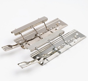 Nouveau produit : Clip de presse-papiers en métal et <span class=keywords><strong>PVC</strong></span> de 4 pouces (100 mm) pour papier A4 à levier - Product Image 1