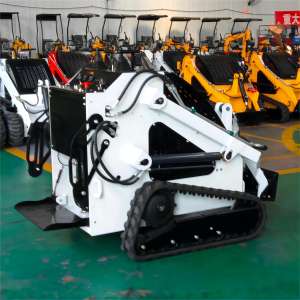 Chargeur compact sur chenilles tout-terrain, chantier de construction, chargeur à quatre roues, <span class=keywords><strong>mini</strong></span>-chargeur compact multifonctionnel. - Product Image 5