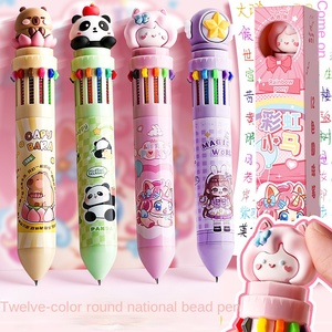Stylo gel multifonctionnel pour les élèves du primaire Marqueurs à bille multicolores pour la prise de notes Cadeaux de bienvenue - Product Image 5