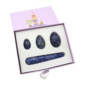 Yoni-huevo de cristal de Jade para <span class=keywords><strong>mujer</strong></span>, huevo de Yoni vaginal femenino para ejercicio de Kegel, huevos de cuarzo rosa y varita de Chakra, conjunto de regalo - Product Image 2