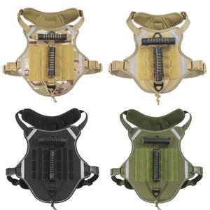 Arnés Táctico para Mascotas, Arnés Ajustable para Perros con Bolsa Molle, Ribete Reflectante, Portaequipajes, Entrenamiento al Aire Libre - Product Image 1