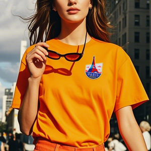 Écussons brodés personnalisés en lettres anglaises de <span class=keywords><strong>Paris</strong></span>, badge thermocollant pour vêtements et uniformes scolaires - Product Image 6