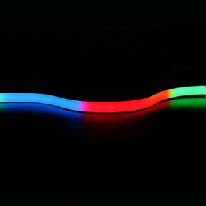 18x16mm IP68 Waterproof Dynamic Magic Pixel RGB LED Neon <b>Rope</b> <b>Light</b> 24V Building Outline - Product Image 1