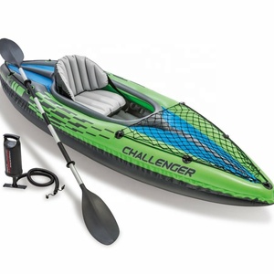 <span class=keywords><strong>Kayak</strong></span> Inflable Ligero de PVC INTEX 68305 Challenger <span class=keywords><strong>K1</strong></span> para 1 Persona, Listo para Deriva - Product Image 1
