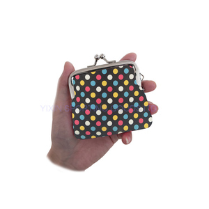 Marco bolsa <span class=keywords><strong>mujeres</strong></span> carteras de marco de metal bolsillos con cierre de neopreno mini funda con beso cerradura - Product Image 4