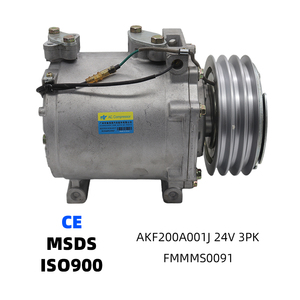 AKF200A001J/AKF200A001K 3PK Embrague de 158 mm para Compresor MSC240 7. Compresor de Aire Acondicionado para Mitsubishi Rosa - Product Image 1