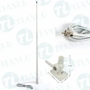 Anten Hàng Hải VHF 156-163MHz Ăng Ten Sợi Thủy Tinh Định Hướng Omini Cho Sử Dụng Thông Tin Vô Tuyến Trên Thuyền