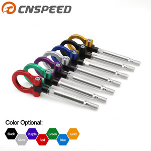 CNSPEED Crochet de remorquage universel pour voitures Subaru, accessoire de remorquage robuste en métal argenté - Product Image 2