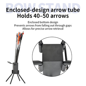 Support de tir à l'arc SPG pour arc à poulies et arc classique, support pliable en métal pour accessoires de tir intérieur et extérieur - Product Image 4