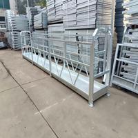 Plateforme de travail suspendue, nacelle, gondole, panier suspendu électrique mural avec treuil pour le nettoyage de vitres