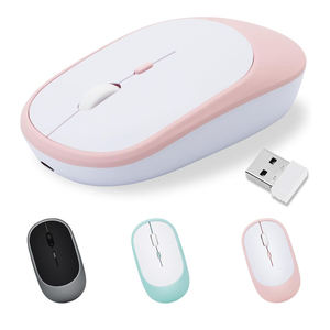 เมาส์ไร้สายแบบชาร์จได้ รองรับบลูทูธ 5.2 และ 2.4G แบบ USB เงียบ สำหรับคอมพิวเตอร์ แล็ปท็อป แท็บเล็ต และ Macbook - Product Image 1