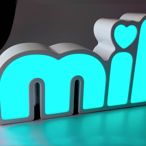 Letras Luminosas 3D LED, Letrero Comercial Grande con Iluminación Frontal para Edificios y Oficinas, Control Remoto - Product Image 3