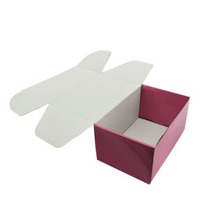 Boîtes pliantes en carton rose avec impression personnalisée, emballage de courrier Express, de vente en gros, 50 unités - Product Image 4