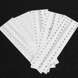 Autocollants transparents pour touches de piano, avec notes de musique, pour 88, 61, 54 touches, aide à l'apprentissage - Product Image 1