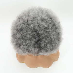 <span class=keywords><strong>Perruque</strong></span> européenne et américaine Afro gris fumé dégradé 14 pouces <span class=keywords><strong>Perruque</strong></span> transfrontalière Style <span class=keywords><strong>Halloween</strong></span> Holiday Style unisexe - Product Image 4