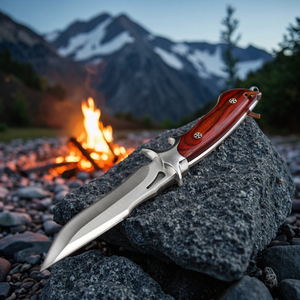 Willia Chiến Thuật Săn Bắn Dao Lưỡi Thép Không Gỉ Gỗ Xử Lý OEM Công Nghiệp Cấp 26Cm Ngoài Trời Sử Dụng Clip Điểm - Product Image 3