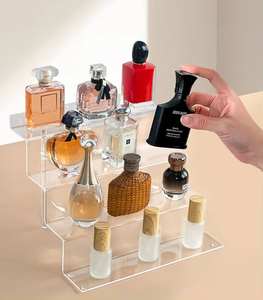 Vente en gros Présentoir de <span class=keywords><strong>magasin</strong></span> de détail en acrylique Présentoir étagé multicouche transparent pour <span class=keywords><strong>magasin</strong></span> de bijoux et de parfums - Product Image 2