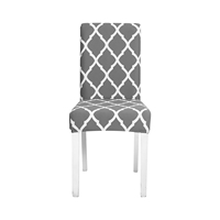 Dropshipping Housses de chaises extensibles à motif Offre Spéciale pour salle à manger Housse de chaise extensible imprimée