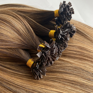 Extensions de cheveux humains Remy SDD à kératine, pré-collées, couleur Balayage, pointe plate Ktips, 50g MOQ, vente en gros - Product Image 6