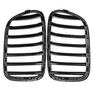 1 Par de Rejillas Delanteras para BMW X3 F25 2010 2011 2012 2013, Rejilla de Riñón, Color Negro Brillante Mate M, Rejillas de Repuesto para Carreras - Product Image 6