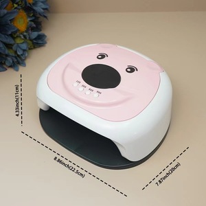New <b>Cute</b> <b>Bear</b> High Power 288W Nail Lamp with 45 LED Beads Fast Drying Gel Polishing Agent Nail Enhancement Equipment - Product Image 4