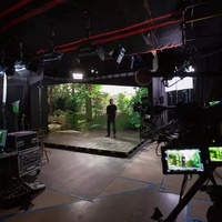 Luz led de pared para estudio de eventos, parte trasera de escenario, motor en tiempo Real, Digital, Visual