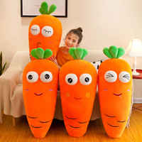 Juguete de Peluche Personalizado de Zanahoria Relleno de Algodón PP para Niños, Venta Caliente