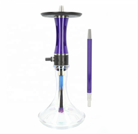 Vente en gros unique Allemagne narguilé Shisha en acier inoxydable coloré avec technique miroir de bonne qualité
