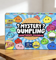 En stock, Jouet anti-stress pour adultes transfrontalier - Sac mystère en forme de dumpling, Fidget Squishy, Calendrier, Boîte surprise, Jouet à presser amusant