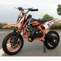 Mini moto tout-terrain pour jeunes, moto à essence, cadeau idéal pour les enfants pour la conduite sur sentiers et le jeu
