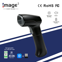 Escáner de Código de Barras Inalámbrico de Largo Alcance 2.4G, Lector Robusto para Puntos de Venta en Comercios, Ideal para Oriente Medio