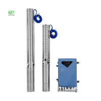Pompe à eau AC / DC Pompe solaire hybride AC DC Pompe submersible solaire