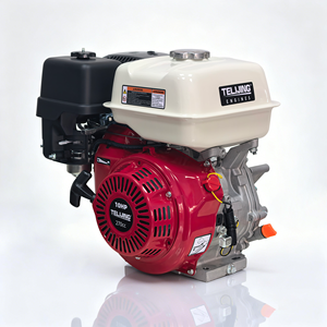 Moteur à <span class=keywords><strong>essence</strong></span> compact 270cc 10HP 4 <span class=keywords><strong>temps</strong></span> refroidi par air à double démarrage pour petits palans / équipements de levage de matériaux - Product Image 3
