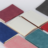 Carnet de Notes en Cuir Italien Importé Haut de Gamme pour Professionnels, avec Logo Argenté, Pages Intérieures Anti-Plis, Idéal Réunions et Planification de Projets